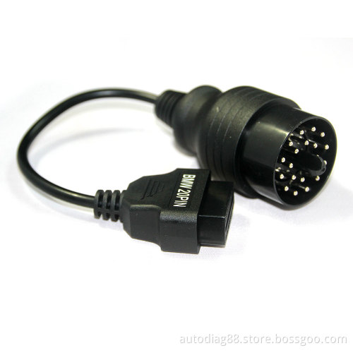 OBD Obdii Adapter for BMW 20 Pin Cable Car Auto Repair Tools